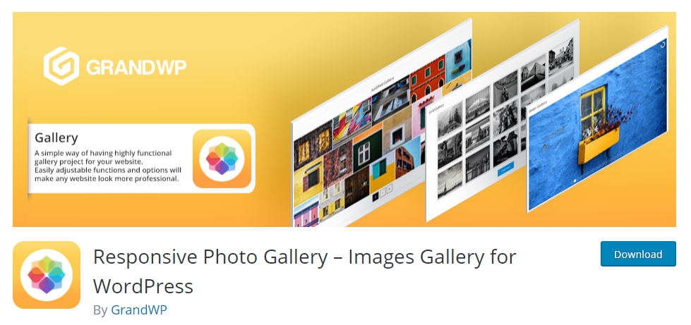 Responsive Photo Gallery Images Gallery for WordPress