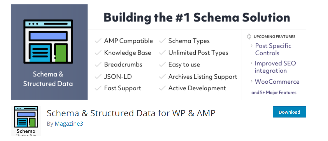 Schema and Structured Data for WP and AMP