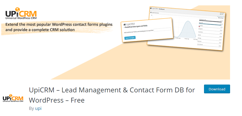 UPI CRM WP plugin