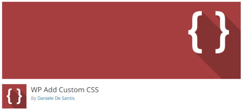 WP Add Custom CSS plugin