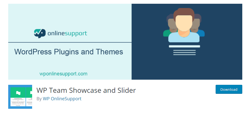 WP Team showcase and Slider plugin