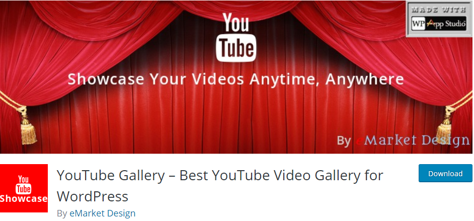 YouTube Gallery WordPress Youtube plugin