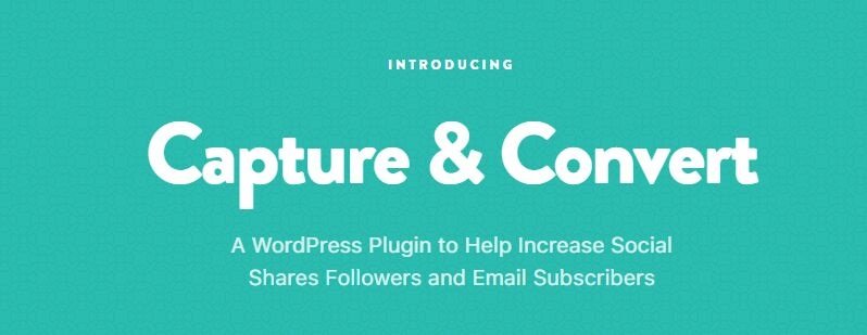 Capture Convert WordPress CRM plugin