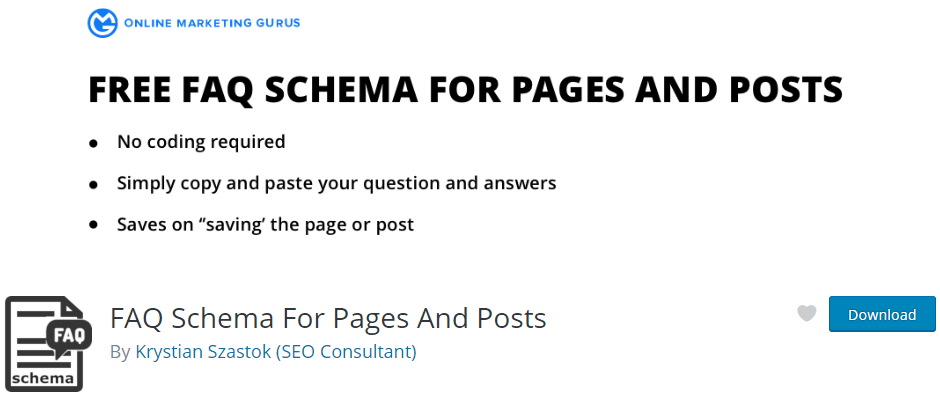 FAQ Schema Pages Posts plugin