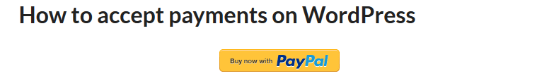 View payment button