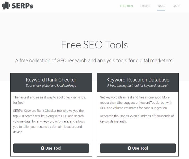 SERPs seo tool