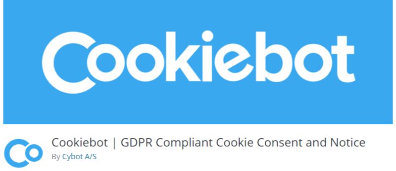 CookieBot WordPress GDPR plugin