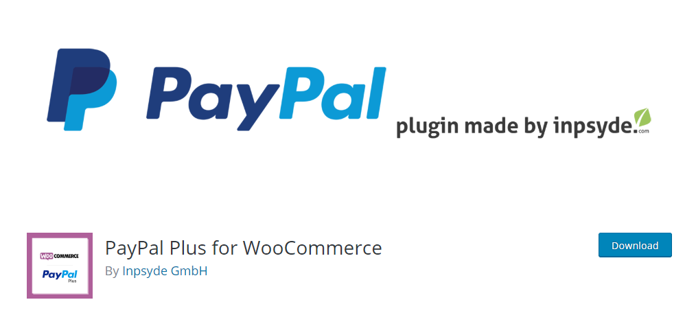 PayPal Plus for WooCommerce plugin