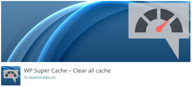 WP Super Cache Clear all Cache plugin