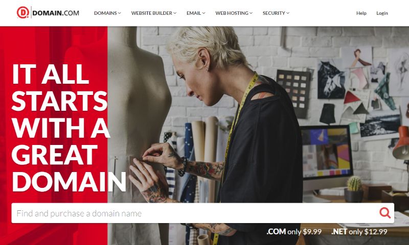 Domain registrar Domain.com