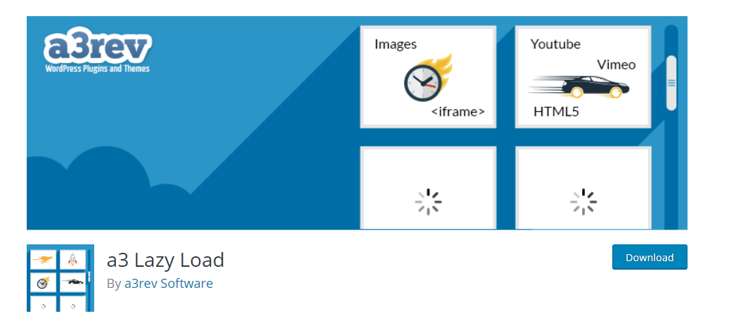 A3 Lazy Load wp plugin