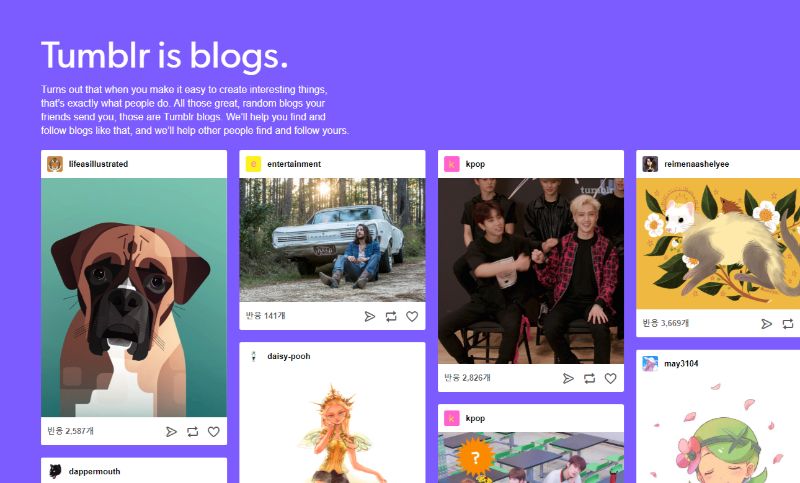 Tumblr Free Blogging Platform