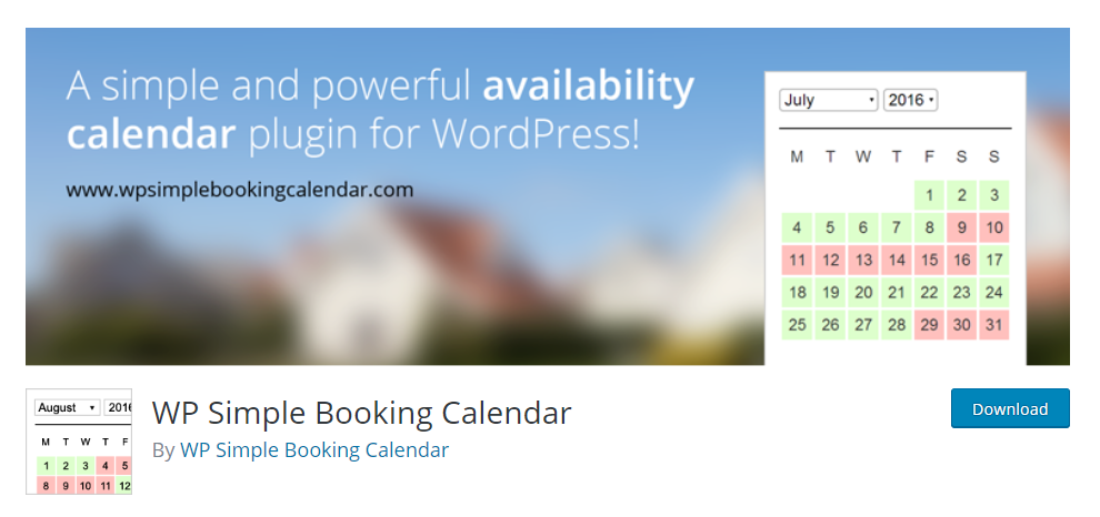 WP Simple Booking Calendar