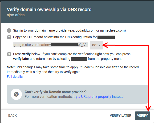 Domain Property Type