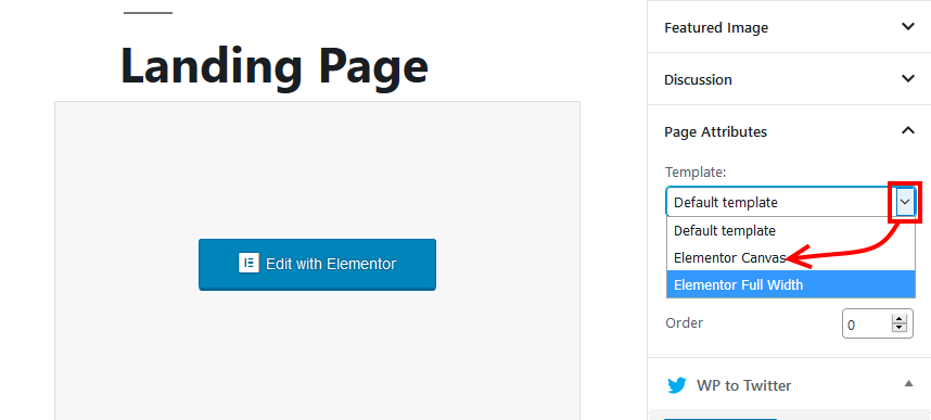 Elementor Page Templates