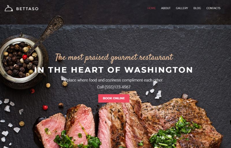 Bettaso WordPress Restaurant Theme