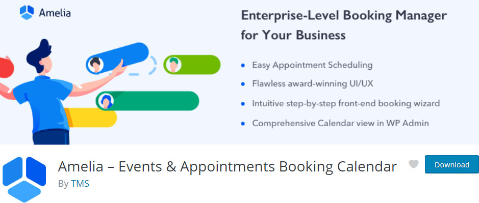 Amelia WordPress booking plugin