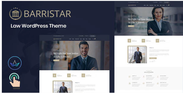 Barristar lawyer WordPress theme