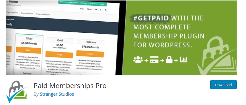 Paid Membership Pro WordPress plugin