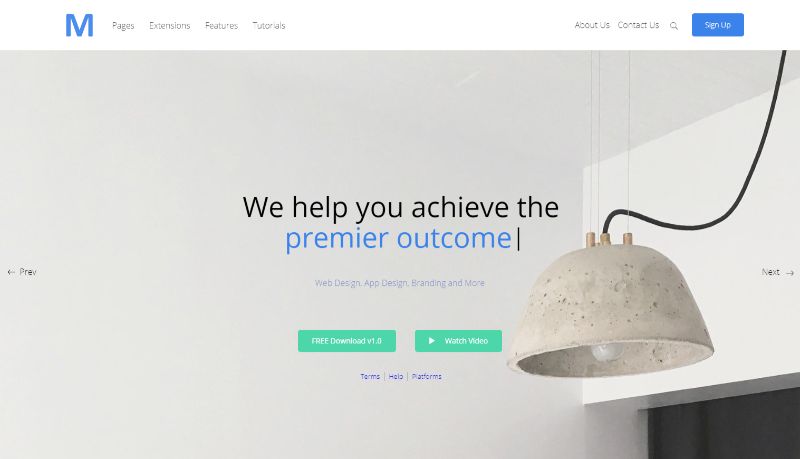 Arthur portfolio WordPress theme