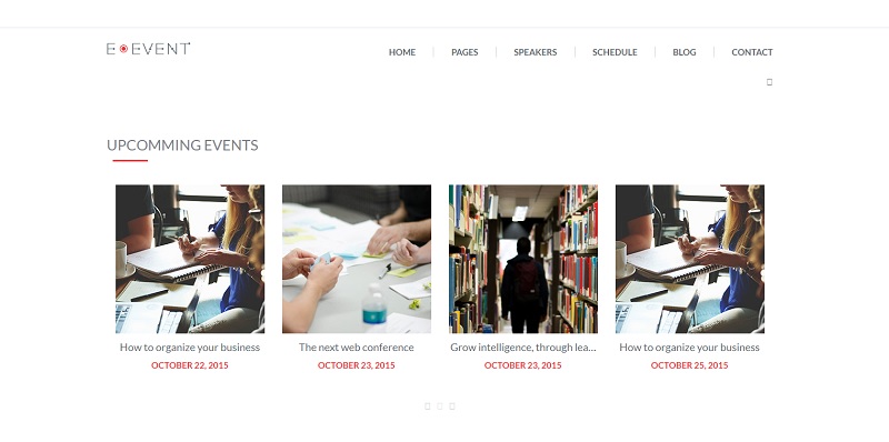 E-Event WordPress Event Theme