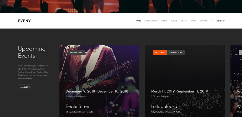 Eveny WordPress Event Theme