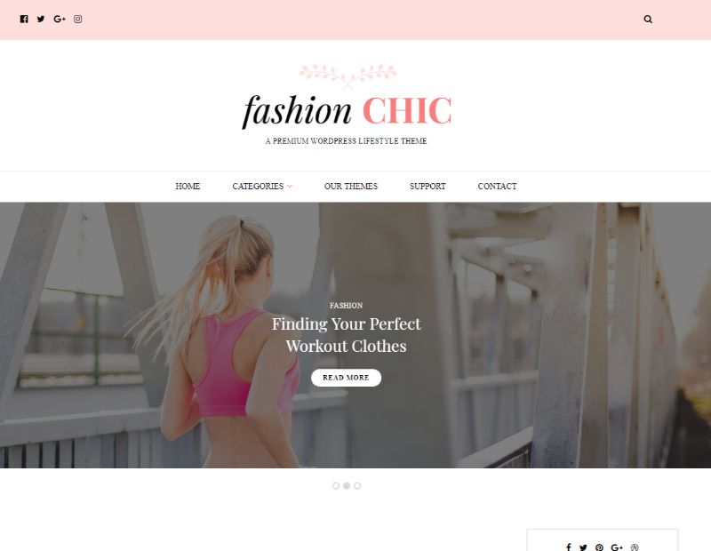 Fashion Chic WordPress Fashion Theme