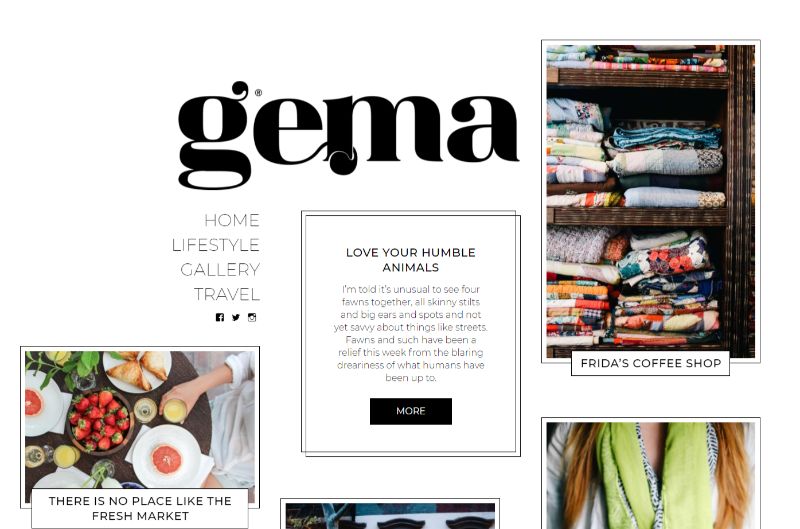 Gema WordPress travel theme