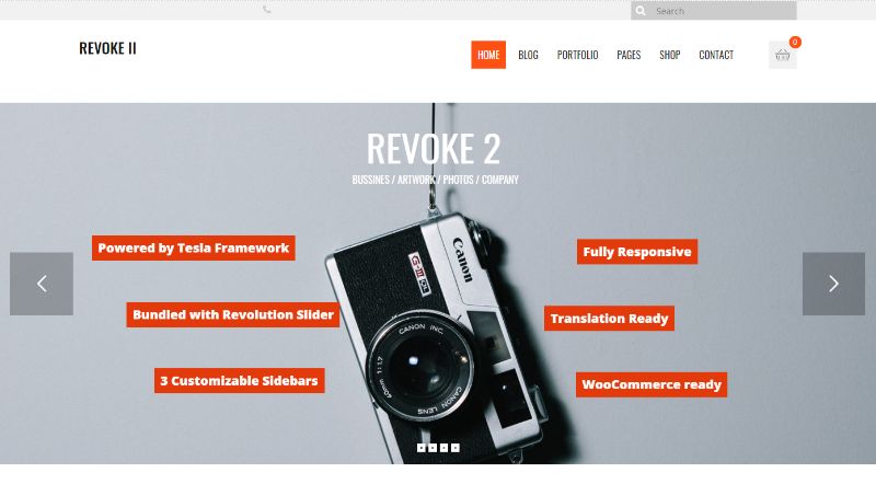 Revoke 2 WordPress Business Theme