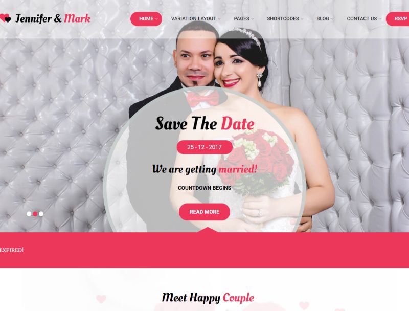 Wedding Rituals WordPress Wedding Theme