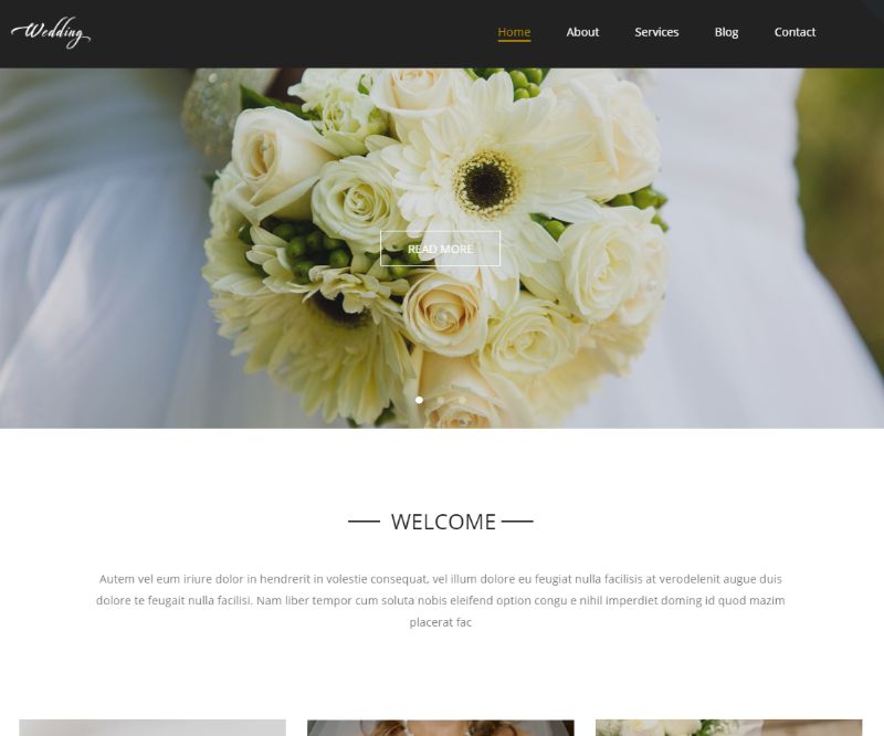 Wedding WordPress Wedding Theme