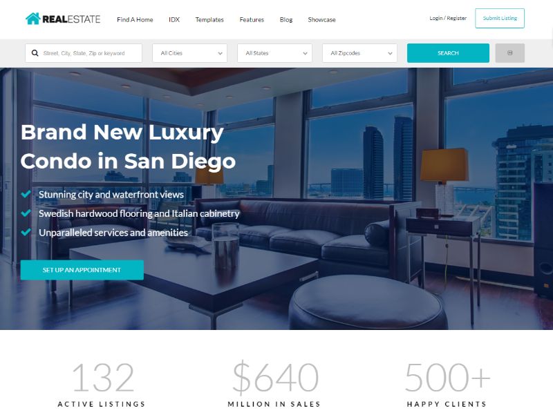 WP Pro Real Estate WordPress Theme