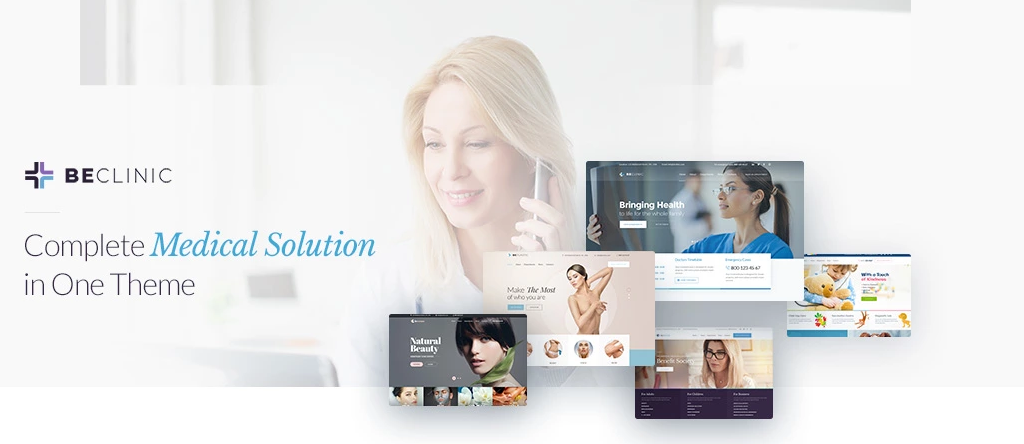 Be Clinic WordPress medical theme