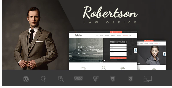 Law Office lawyer WordPress theme