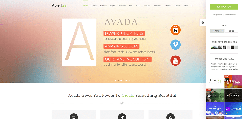 Avada Multipurpose WordPress Theme