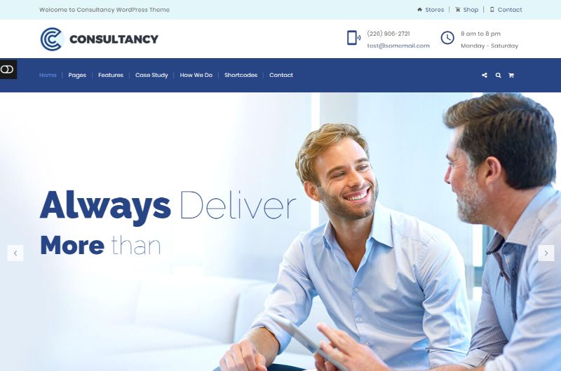 Consultancy Consulting WordPress Theme