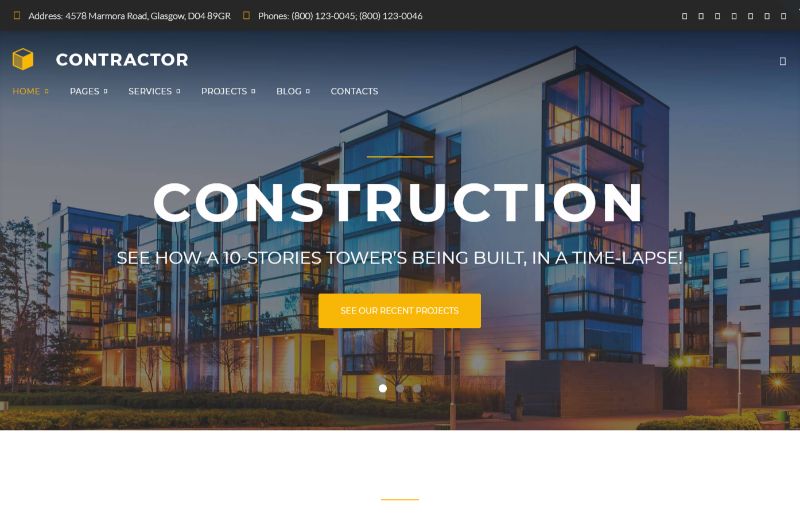 15+ Best Architecture And Construction WordPress Themes for ...