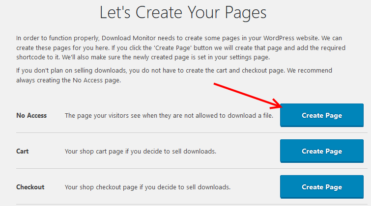 Download Monitor WordPress Plugin Create Pages