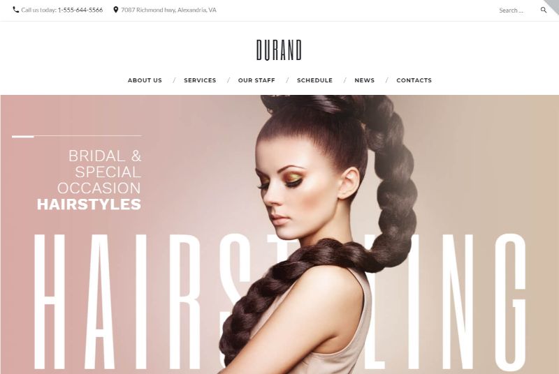 Durand Beauty WordPress Theme