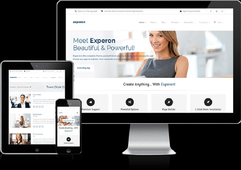 Experon Multipurpose WordPress Theme