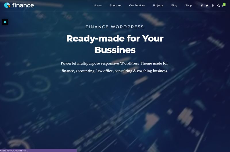 Finance Accounting Consulting WordPress Theme