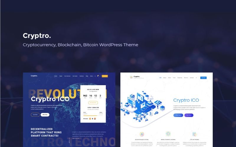 Goodlayers Bitcoin Cryptocurrency WordPress Theme