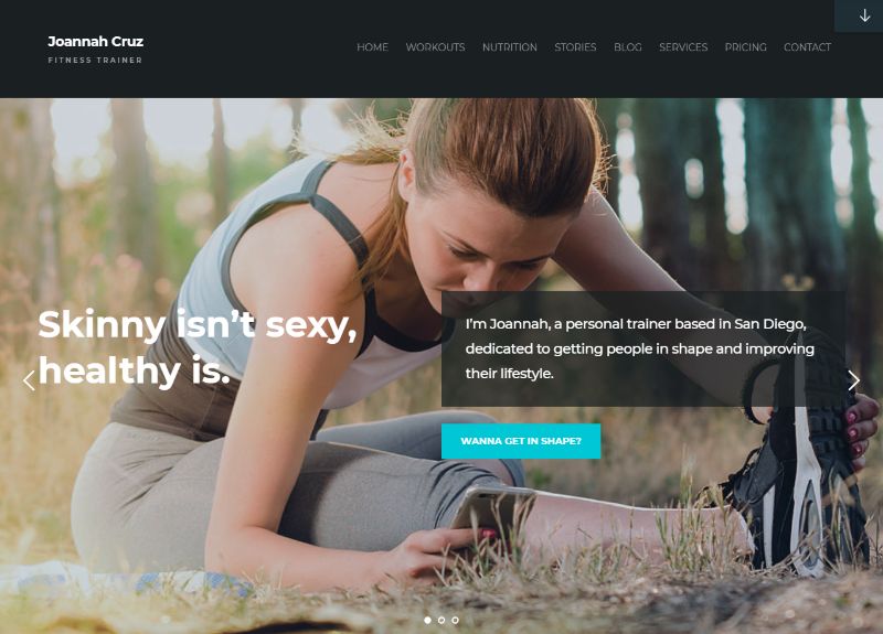 In Shape Fitness WordPress Theme