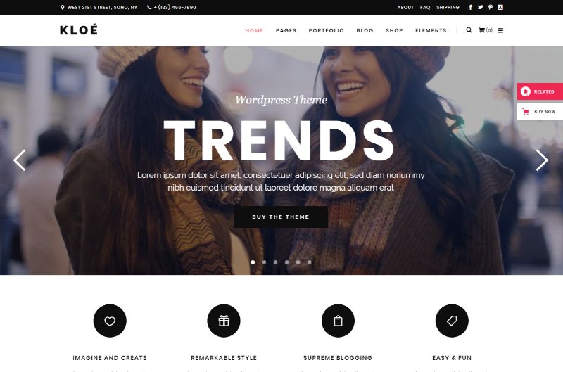 Kloe Lifestyle WordPress Theme