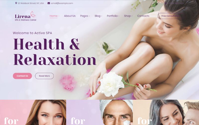 Lirena Beauty WordPress Theme