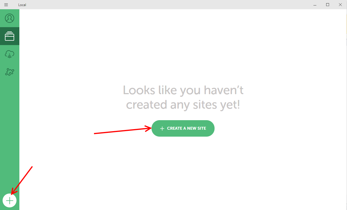 Add new site with Local by Flywheel