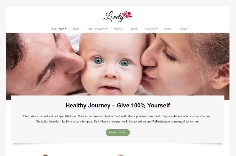 Lovely Lifestyle WordPress Theme