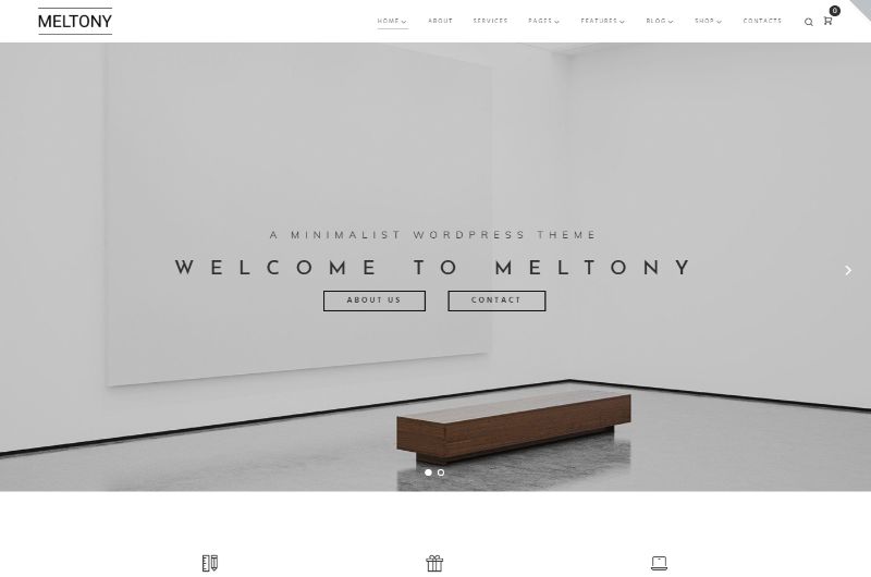 Meltony WordPress Minimalist Theme