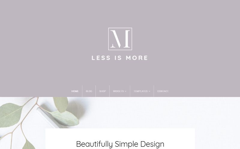 Min Theme WordPress Minimalist Theme