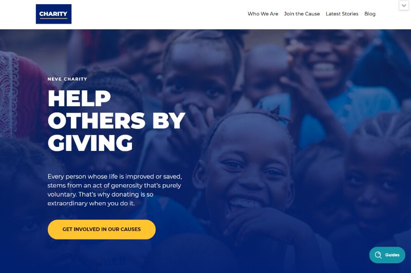 Neve WordPress Charity Theme